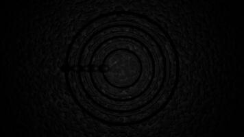 Sci-Fi Inspired Dark Ring in Futuristic Abstract Style Seamless Loop Animation video