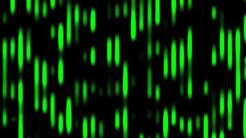 verde néon queda linhas dentro desatado ficção científica tecnologia abstrato digital ciclo animação video