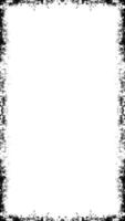 black grunge frame with background video