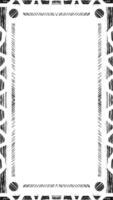 animation of black edge with white background video