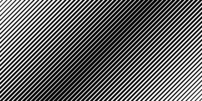 Diagonal Black and White Line Pattern With Optical Depth and Bold Contrast, Ideal for Abstract Backgrounds, Posters, and Modern Design Projects. Illustration vector