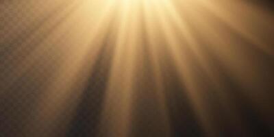 Bright flash effect with rays glare. Light light blur effect illustration vector