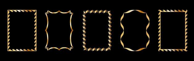 Vintage frames for wedding invitations, greeting cards vector