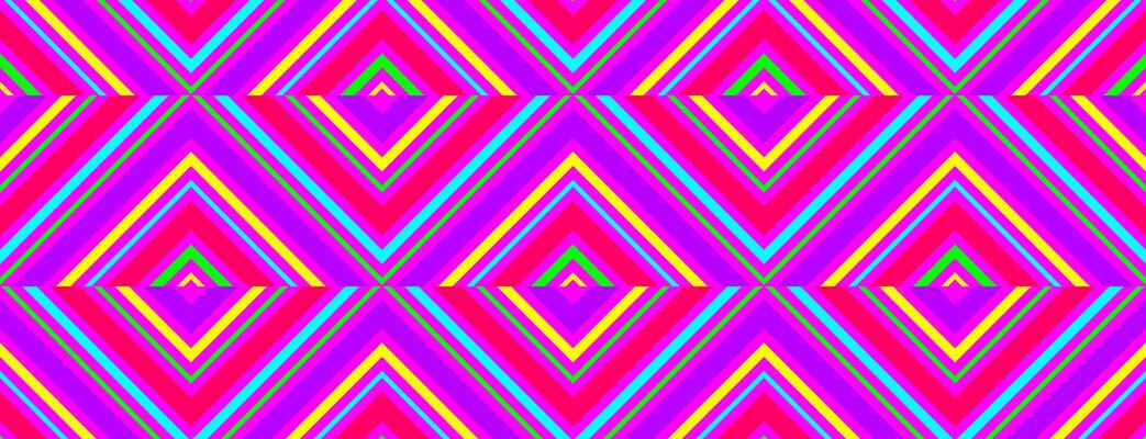 Abstract geometric spattern in bright neon colors. Colorful pattern with diagonal lines