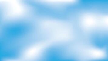 Beautiful clouds, abstract white and blue color gradient background,eps10. vector