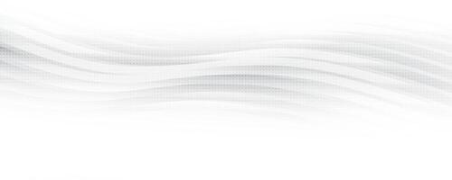 Abstract white and gray color with curve lines and dot pattern, halftone effect,eps10 vector