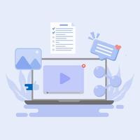 Creating a marketing strategy is essential for business growth. vector