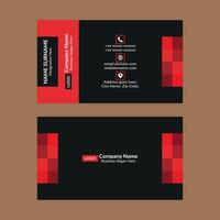 Modern Business Card Layout. Abstract Template Display for Promotional Campaign. vector
