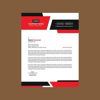 Modern Letterhead Design. Dynamic Template Display for Promotion. vector