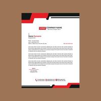Modern Letterhead Design. Luxurious Template Display for Promotion. vector