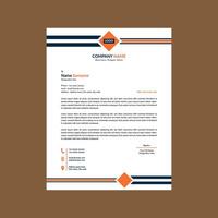 Modern Letterhead Design. Innovative Layout Display for Promotion. vector