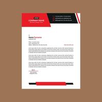 Modern Letterhead Design. Luxurious Layout Display for Promotion. vector