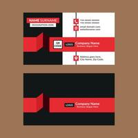 Modern Business Card Layout. Artistic Layout Display for Promotional Campaign. vector