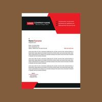 Modern Letterhead Design. Dynamic Layout Display for Promotion. vector