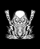 Ghost design elements vector