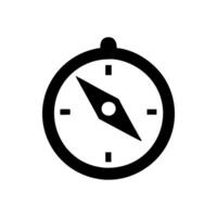 Compass with North indicator icon vector