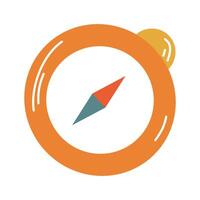 Compass sign, rose symbol. Compass for tourist routes. Compass navigation arrows. vector
