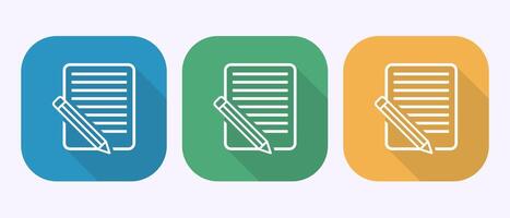 Agreement icon design, Agreement sign symbol in shadow button design vector