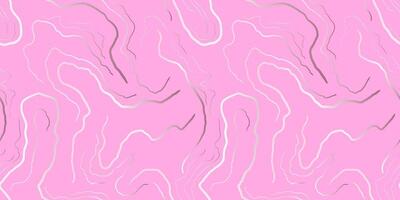 seamless marble abstract shiny silver lines pattern pink background elegant modern design texture vector