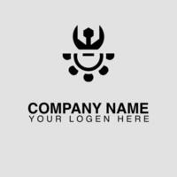 Abstract logo design for company branding and identity modern minimalist symbol creative business concept vector
