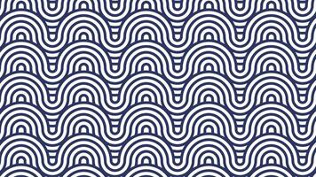 Geometrics wave blue pattern background design vector