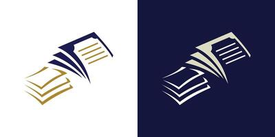Paper sheet icon logo papers paperwork document isolated design vector