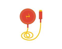 Wireless charger for smartphones and gadgets. accessory for fast charging without cables vector
