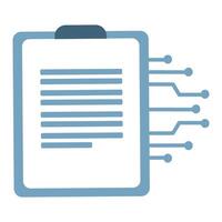 documents digital icon animation, Smart Contracts Icon vector