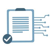 smart contract document, Ideal for digital agreements, blockchain technology, authenticity, legal documents vector