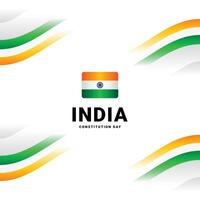 india constitution day background event vector