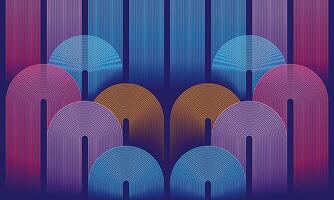 Abstract background geometric lines vector