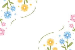 Background flower for spring vector