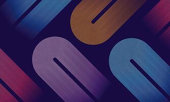 Abstract background design with lines and Modern style technology concept vector