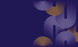 geometric lines background with Modern style and Futuristic technology vector