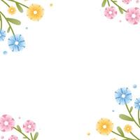 Frame Spring background event vector