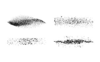 Grunge hand drawn texture brushes. Rough texture brushes set. for graphic elements of posters, banners, flayers vector