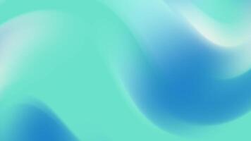 Aqua and blue wavy gradient with soft blur and glowing effect ideal for Earth Day celebration or minimal UI UX web and app design background video
