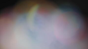 Multicolored light leaks 4k footage on black background, Stylizing , transitions, Bokeh effect video