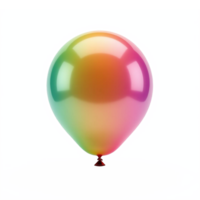 Colorful Gradient Balloons with Transparent Clipping Path for Celebrations and Events png