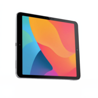High-Resolution Illustration of Modern Tablet with Colorful Display and Transparent Background png