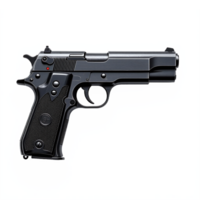 Semi-Automatic Pistol Gun with No Background Clipping Path png