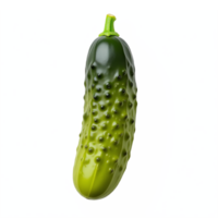 of Cucumber with Clipping Path Showing Fresh Bumpy Green Vegetables png
