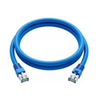 azul ethernet cabo rede dados conexão transparente recorte caminho png