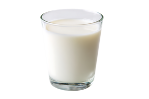 Glass Of Fresh White Milk Isolated On Transparent Background Cut Out Image png