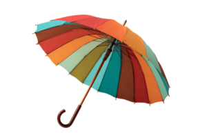 Colorful Umbrella With Transparent Background And Without Any Text Perfect For Projects png