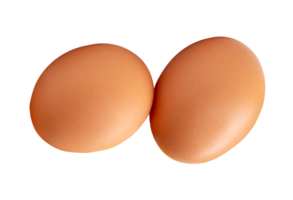 Chicken eggs in heap isolated with clipping path in file format png