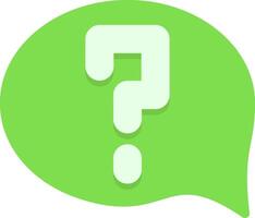 Help Colorful Flat Icon vector