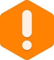 Warning Sign Web Icon vector