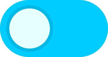 Toggle Button Flat Icon vector