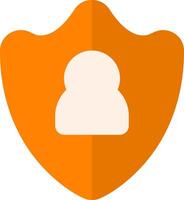 Security Shield Flat Colorful Icon vector